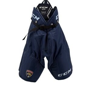 CCM LTP Junior S/P Navy Blue Hockey Pants Florida Panthers Logo